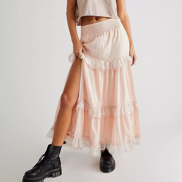 Love shack fancy Mirella midi skirt size small - Picture 1 of 2